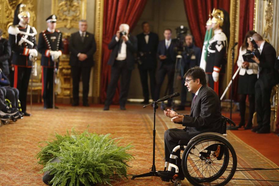 Il presidente del Comitato paralimpico, Luca Pancalli. LaPresse